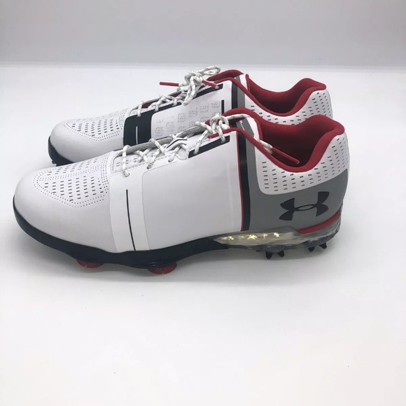 Under Armour Mens Spieth One Wide Golf Shoes - Picture 6 of 7